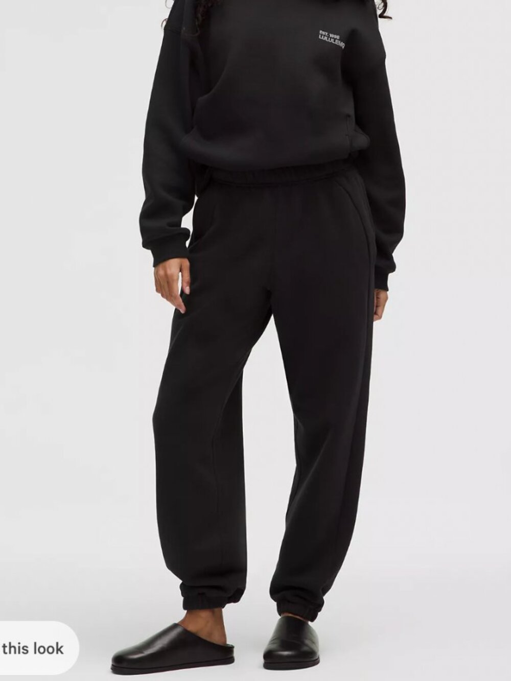 Lululemon Scuba Mid-Rise Oversized Jogger Regular Black